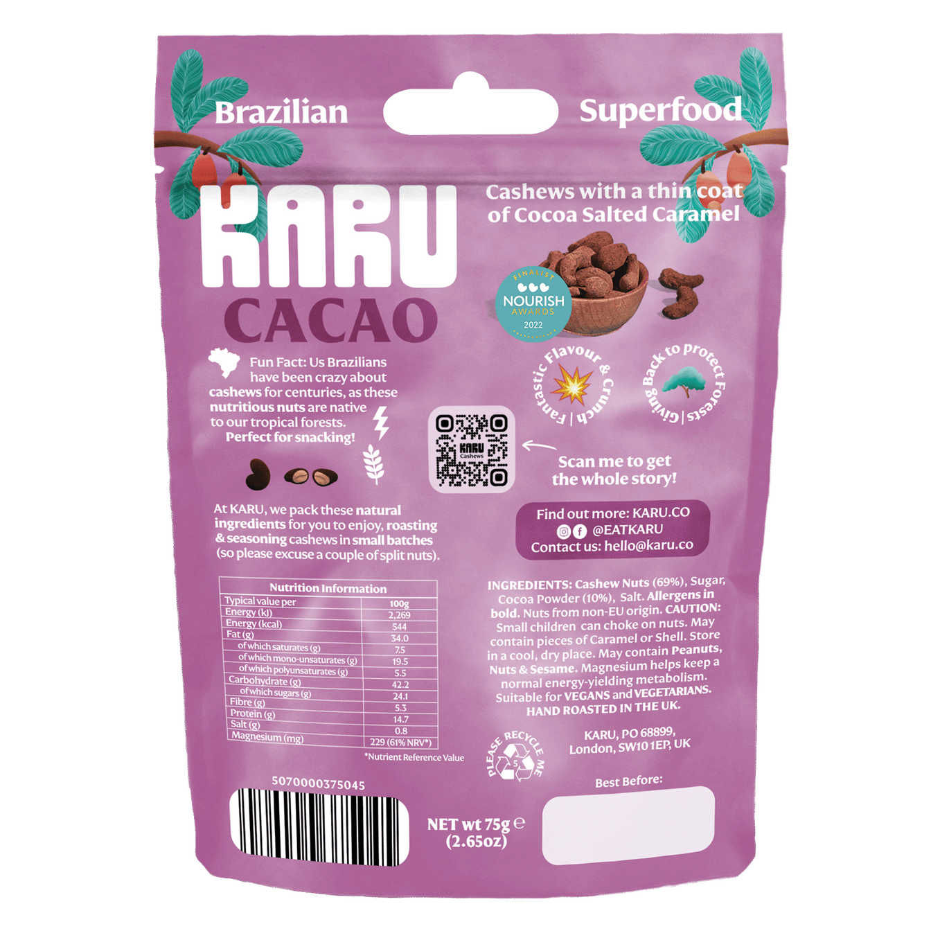 Crunchy Better-for-You Cashew Vegan Sweets & Snacks – KARU